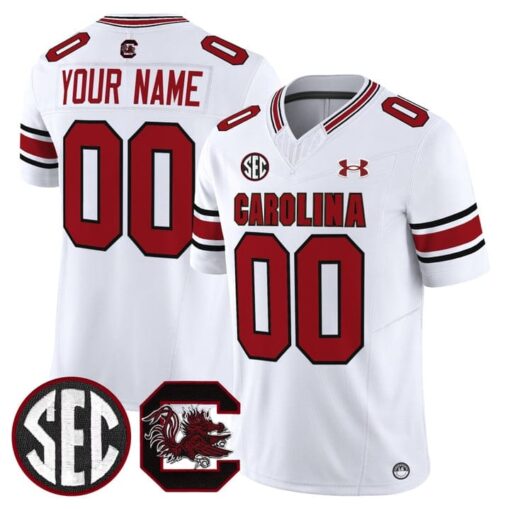 Custom South Carolina Gamecocks Jersey 2025 Limited Stitched - Image 2