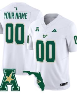 Alternative view of Custom South Florida Bulls Jersey 2025 Vapor Limited Stitched