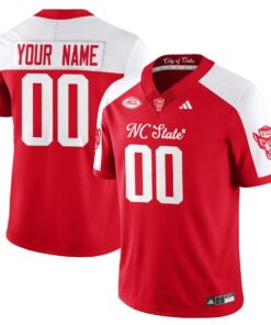 Custom State Wolfpack Jersey City of Oaks Name, Number Limited Stitched