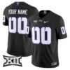Custom TCU Horned Frogs Jersey Name Number 2025 Vapor Limited Stitched Black 70ecb61e 9da8 4a77 b163 4f4e2111e052