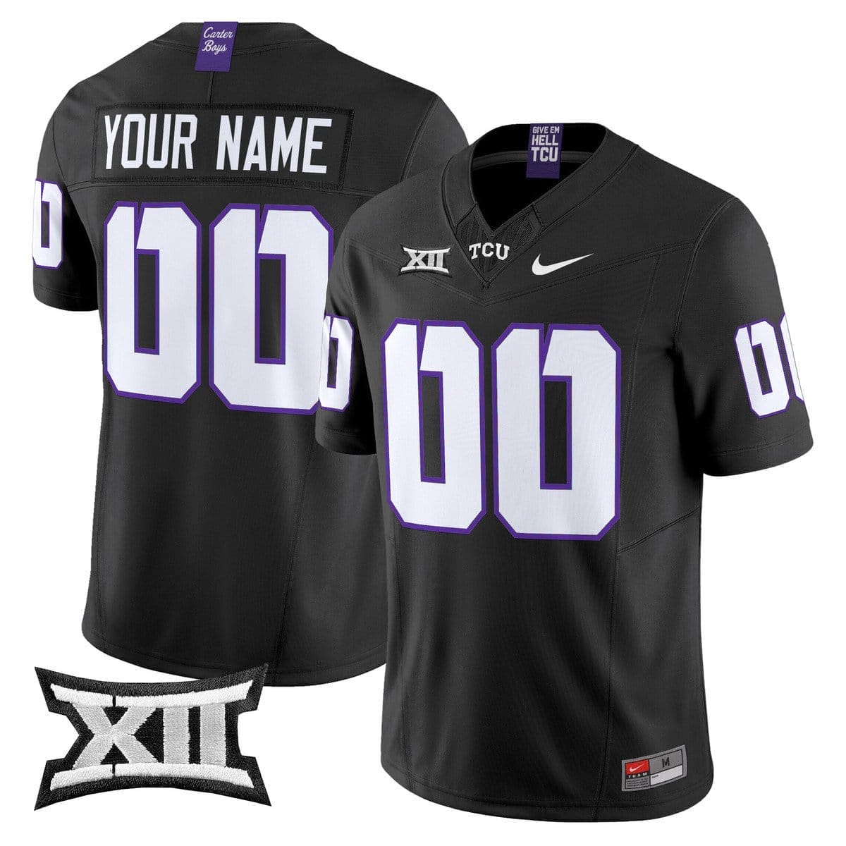 Custom TCU Horned Frogs Jersey Name, Number 2025 Limited Stitched