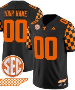 Custom Tennessee Vols Jersey Rebrand 2026 Checkerboard Stitched