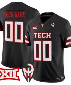 Custom Texas Tech Red Raiders Jersey Too Cold Vapor Limited Stitched