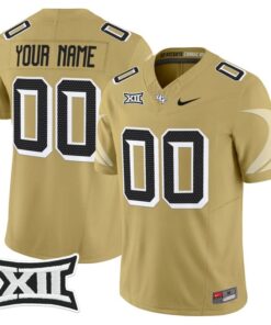 Custom UCF Knights Jersey Name Number 2025 Vapor Limited Stitched Gold