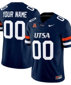 Alternative view of Custom UTSA Roadrunners Jersey Name, Number 2025 Vapor Limited Stitched