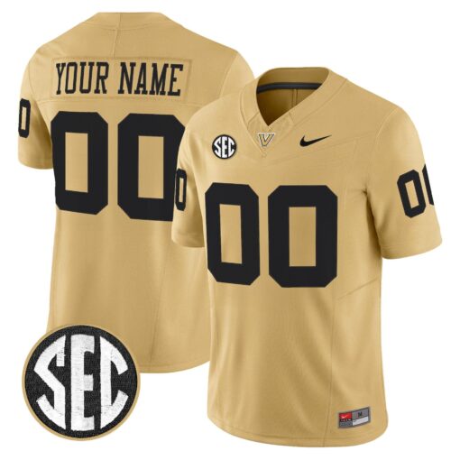 Custom Vanderbilt Commodores Jersey Name, Number 2025 Limited Stitched - Image 4