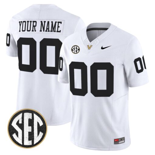 Custom Vanderbilt Commodores Jersey Name, Number 2025 Limited Stitched - Image 2