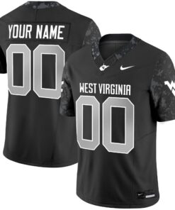 Custom West Virginia Mountaineers Jersey 2025 Vapor Limited Stitched