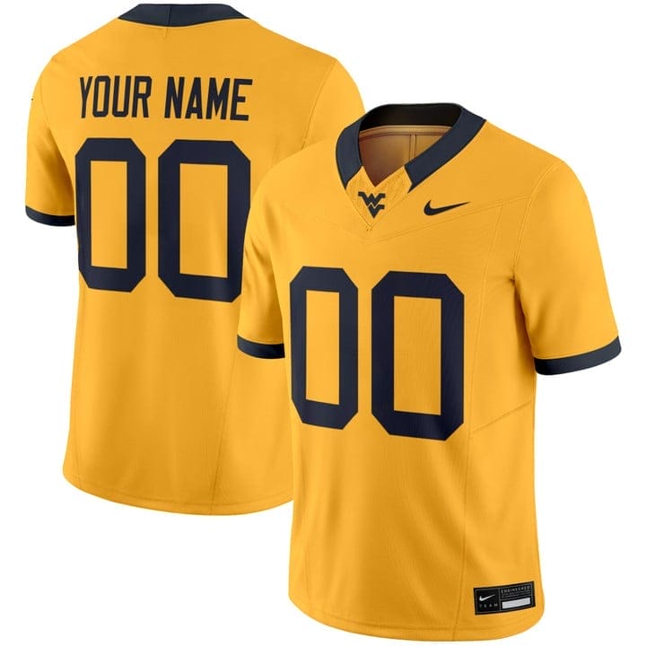 Custom West Virginia Mountaineers Jersey 2025 Vapor Limited Stitched - Image 4