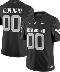 Alternative view of Custom West Virginia Mountaineers Jersey Name, Number 2025 Stitched