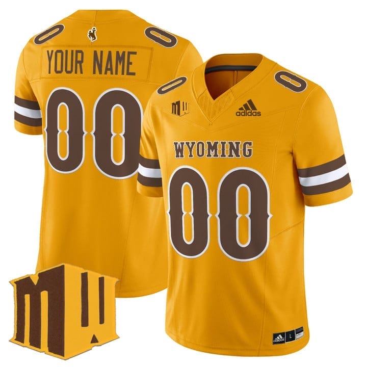 Custom Wyoming Cowboys Jersey Name, Number 2025 Vapor Limited Stitched 5 Custom Wyoming Cowboys Jersey Name, Number 2025 Vapor Limited Stitched - Image 5