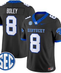 Cutter Boley Jersey #8 Kentucky Wildcats 2025 Limited Stitched