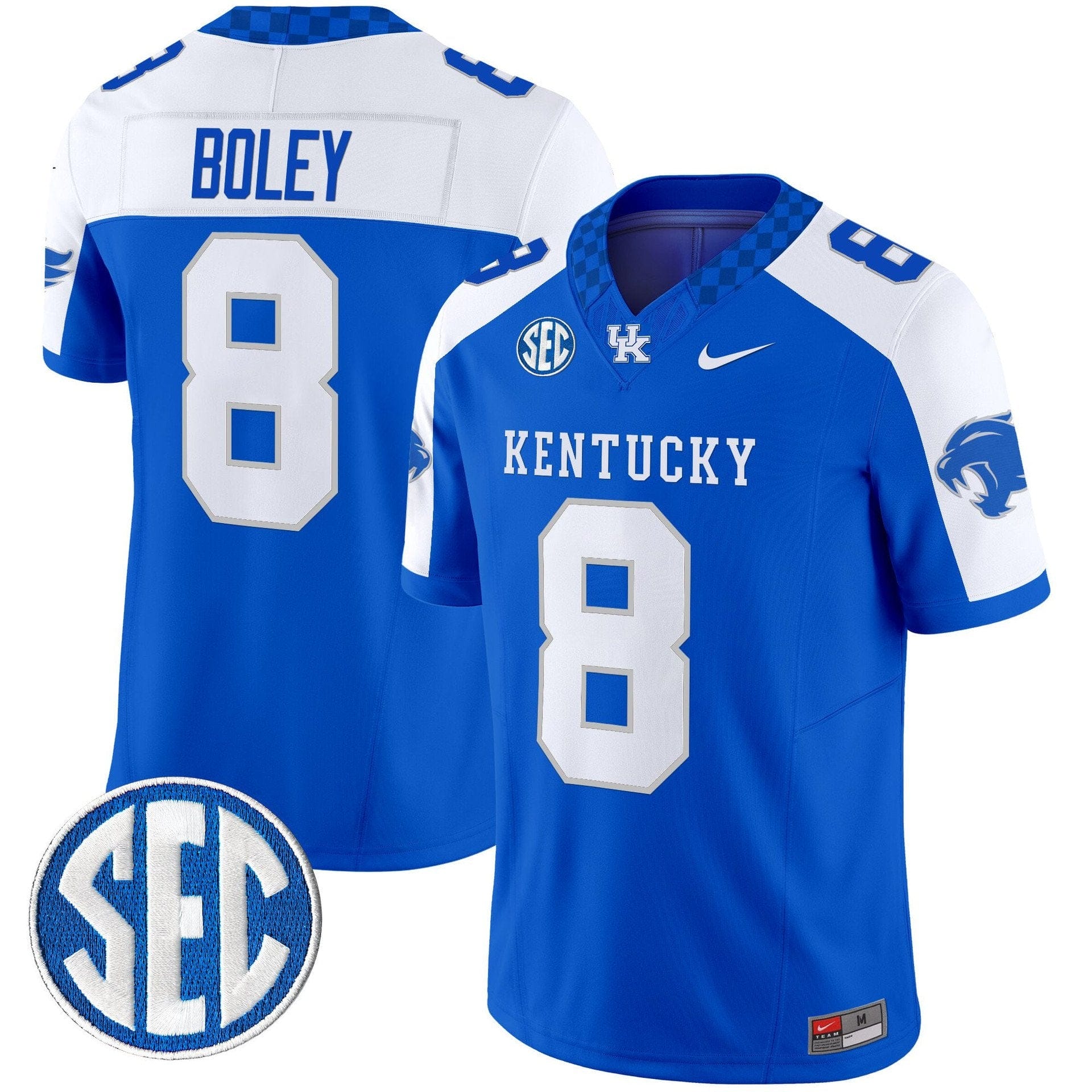 Cutter Boley Jersey #8 Kentucky Wildcats 2025 Limited Stitched 3 Cutter Boley Jersey #8 Kentucky Wildcats 2025 Limited Stitched - Image 3