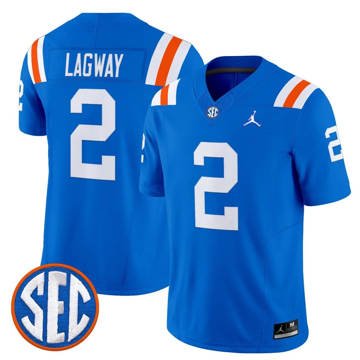DJ Lagway Jersey #2 Florida Gators 1960s Throwback Vapor Limited - Image 4