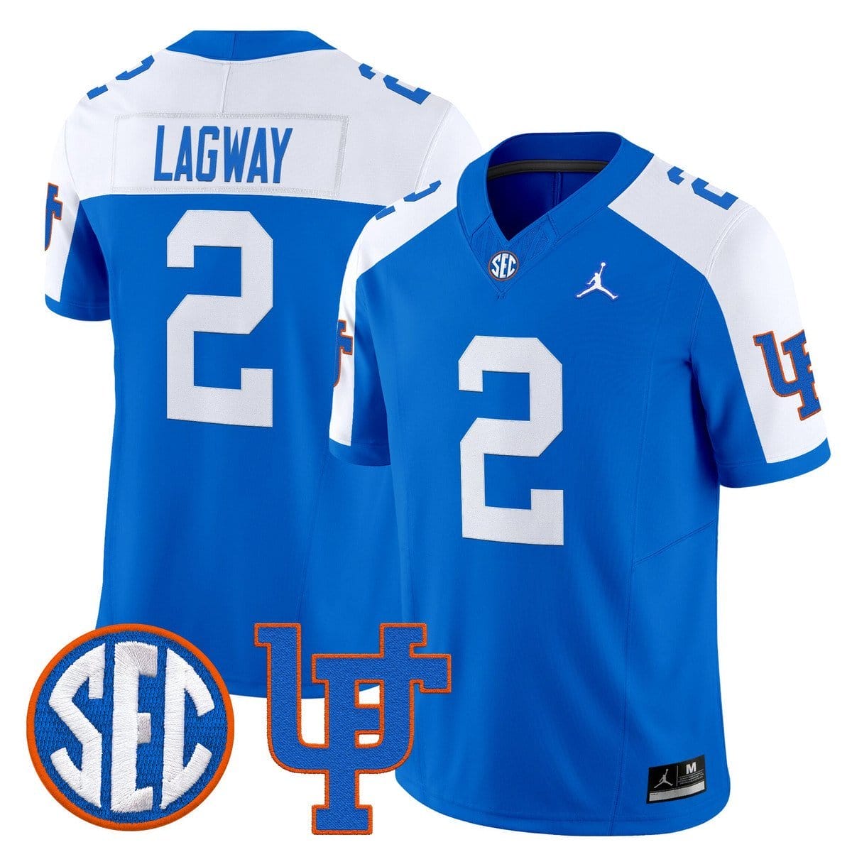 DJ Lagway Jersey #2 Florida Gators 1960s Throwback Vapor Limited - Image 3