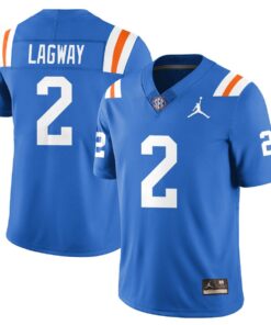 Alternative view of DJ Lagway Jersey #2 Florida Gators Bring Back 1960s Throwback Stitched