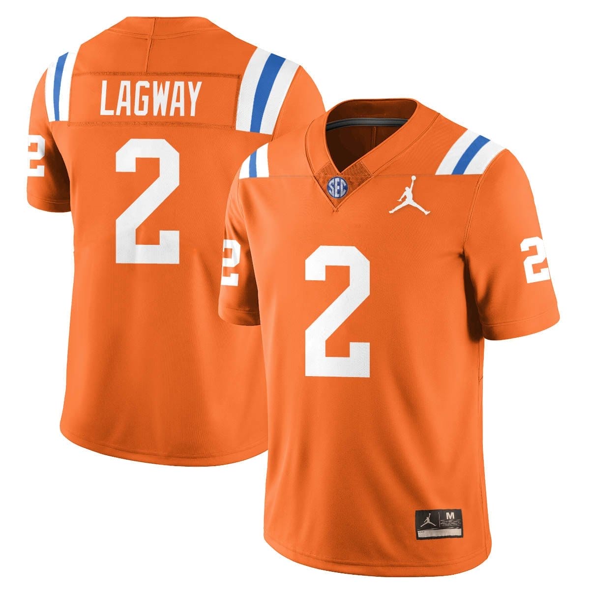 DJ Lagway Jersey #2 Florida Gators Bring Back 1960s Throwback Stitched - Image 3
