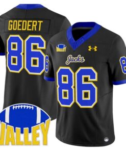 Dallas Goedert Jersey #86 South Dakota State Jackrabbits 2025 Stitched
