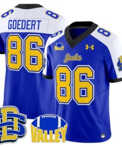 Dallas Goedert Jersey 86 South Dakota State Jackrabbits 2025 Stitched Blue Alter 9d5c4423 7d76 4f53 bac5 4fc5c36ce757