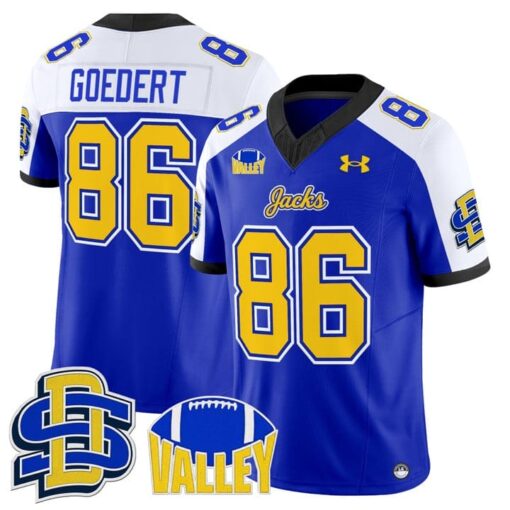 Dallas Goedert Jersey #86 South Dakota State Jackrabbits 2025 Stitched - Image 3