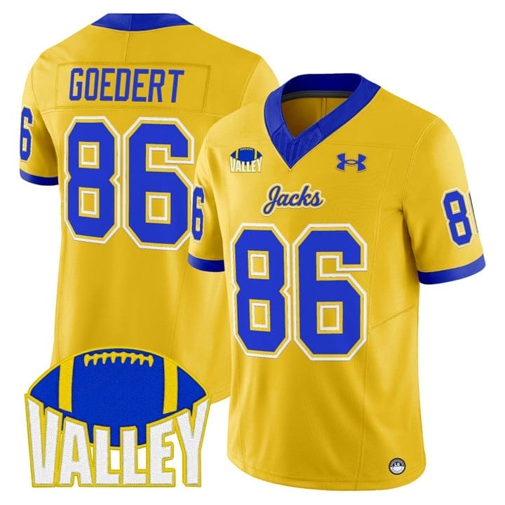 Dallas Goedert Jersey #86 South Dakota State Jackrabbits 2025 Stitched - Image 5