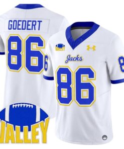 Alternative view of Dallas Goedert Jersey #86 South Dakota State Jackrabbits 2025 Stitched
