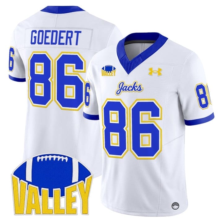 Dallas Goedert Jersey #86 South Dakota State Jackrabbits 2025 Stitched - Image 2