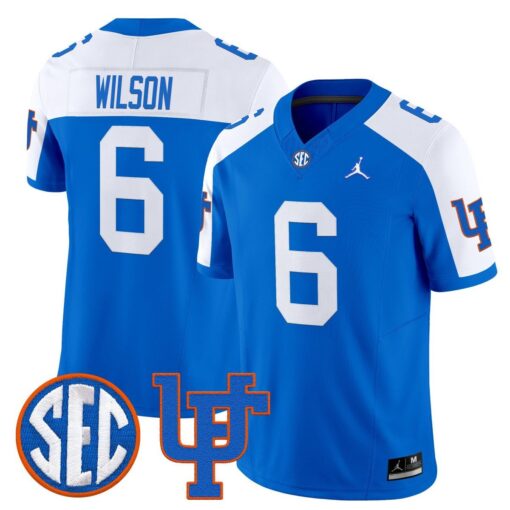 Dallas Wilson Jersey #6 Florida Gators 1960s Throwback Vapor Limited - Image 3