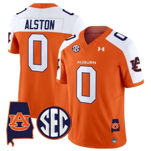 Damari Alston Jersey #0 Auburn Tigers 2025 Alabama Patch Stitched - Image 3