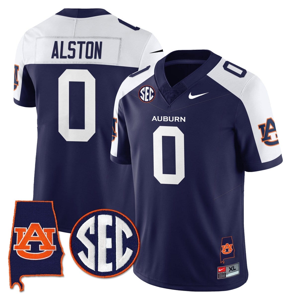 Damari Alston Jersey #0 Auburn Tigers Alabama Patch Vapor Stitched 1 Damari Alston Jersey #0 Auburn Tigers Alabama Patch Vapor Stitched