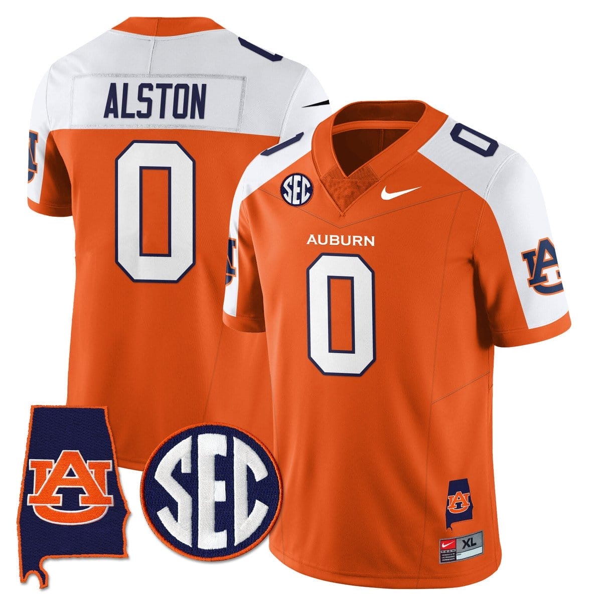Damari Alston Jersey #0 Auburn Tigers Alabama Patch Vapor Stitched 4 Damari Alston Jersey #0 Auburn Tigers Alabama Patch Vapor Stitched - Image 4