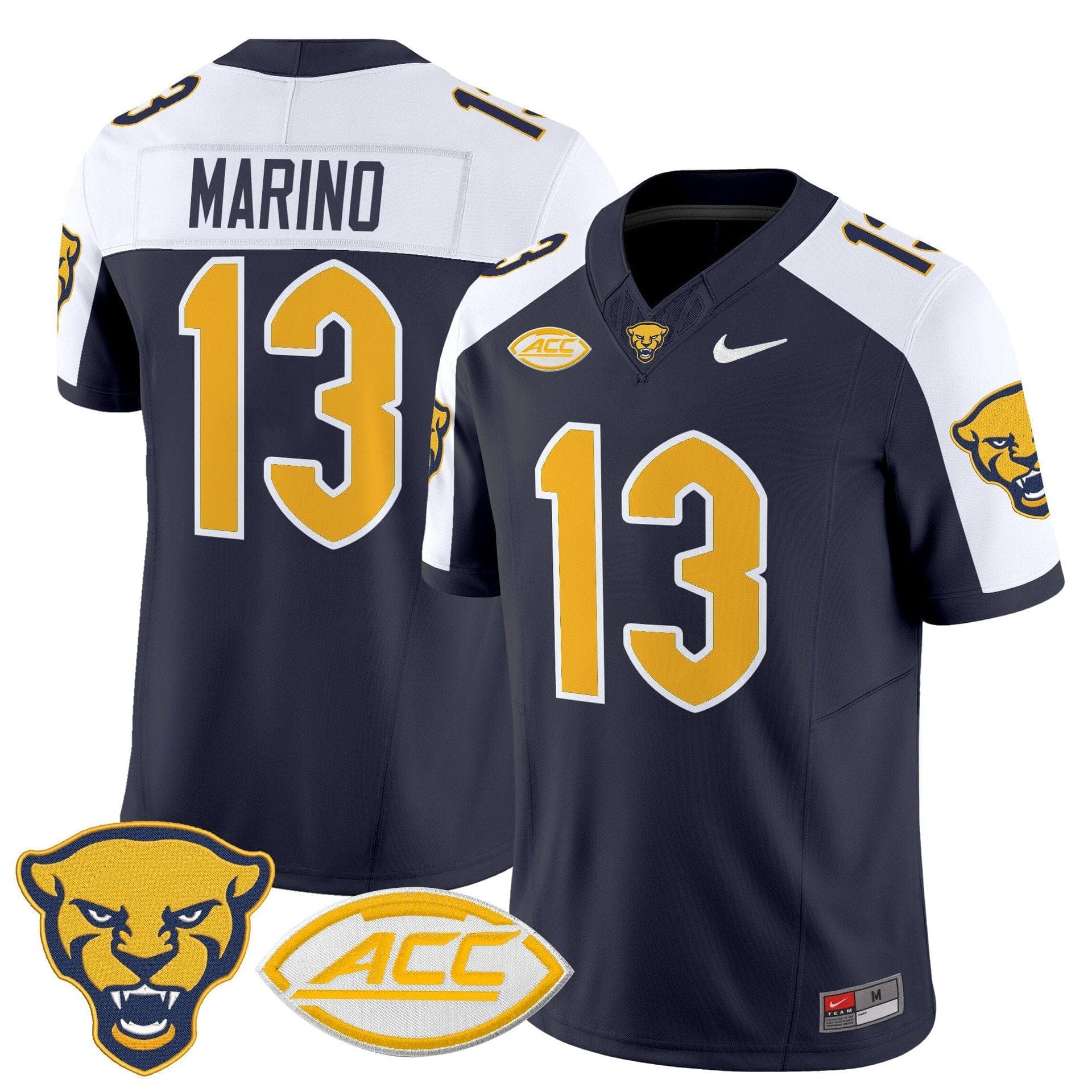 Dan Marino Jersey #13 Pittsburgh Panthers 2025 Limited Stitched 3 Dan Marino Jersey #13 Pittsburgh Panthers 2025 Limited Stitched - Image 3