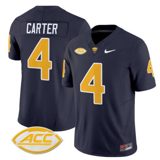 Daniel Carter Jersey #4 Pittsburgh Panthers 2025 Limited Stitched - Image 4