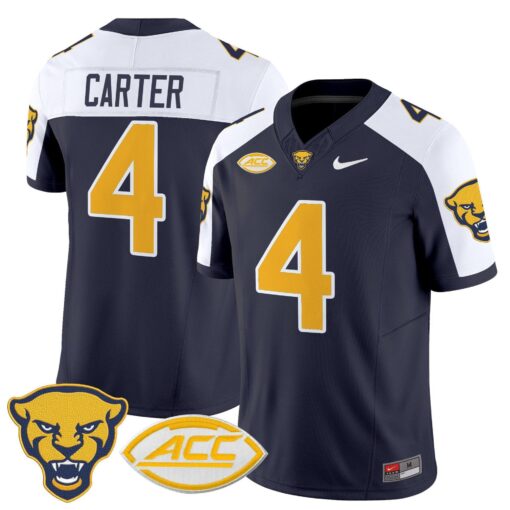 Daniel Carter Jersey #4 Pittsburgh Panthers 2025 Limited Stitched - Image 3
