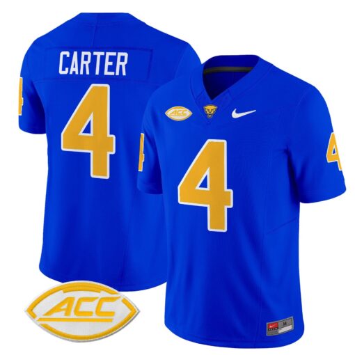 Daniel Carter Jersey #4 Pittsburgh Panthers 2025 Limited Stitched - Image 5