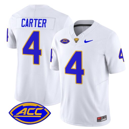 Daniel Carter Jersey #4 Pittsburgh Panthers 2025 Limited Stitched