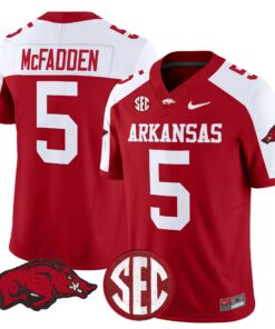 Darren McFadden Jersey 5 Arkansas Razorbacks Limited Stitched Cardinal Alter