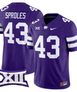 Darren Sproles Jersey 43 Kansas State Wildcats 2025 Limited Stitched Purple