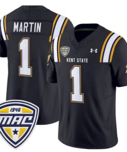 Dashawn Martin Jersey #1 Kent State Golden Flashes 2025 Stitched