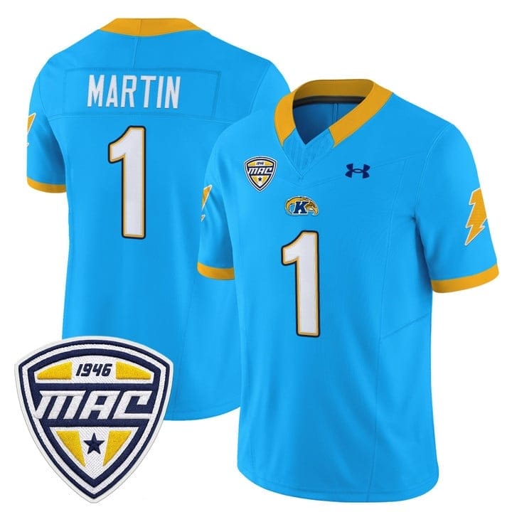 Dashawn Martin Jersey #1 Kent State Golden Flashes 2025 Stitched - Image 3