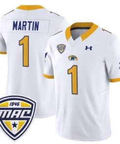 Alternative view of Dashawn Martin Jersey #1 Kent State Golden Flashes 2025 Stitched