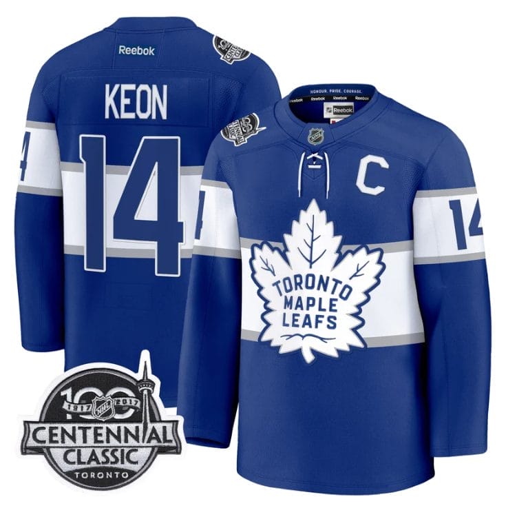 Dave Keon Jersey #14 Toronto Maple Leafs Timeless Stitched - Image 4