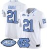 Davion Gause Jersey 21 North Carolina Tar Heels 2025 Limited Stitched White
