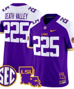 Death Valley Jersey #225 LSU Tigers 2025 Louisiana Patch Stitched 8 Death Valley Jersey 225 LSU Tigers 2025 Louisiana Patch Stitched Purple Alter 3b6e872f 459f 48f9 a429 62be0532a8dc
