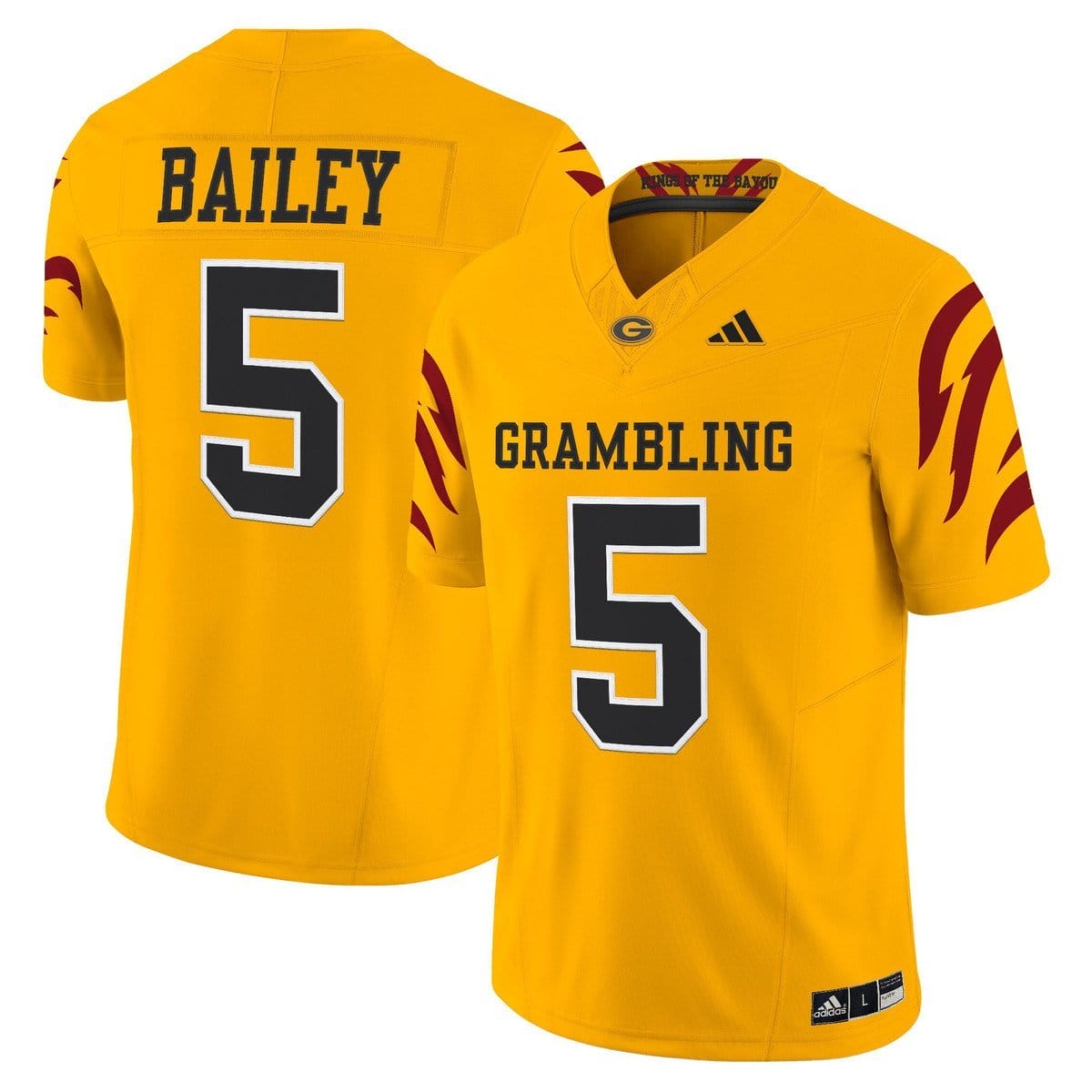 Deljay Bailey Jersey #5 Grambling Tigers 2025 Vapor Limited Stitched 3 Deljay Bailey Jersey #5 Grambling Tigers 2025 Vapor Limited Stitched - Image 3