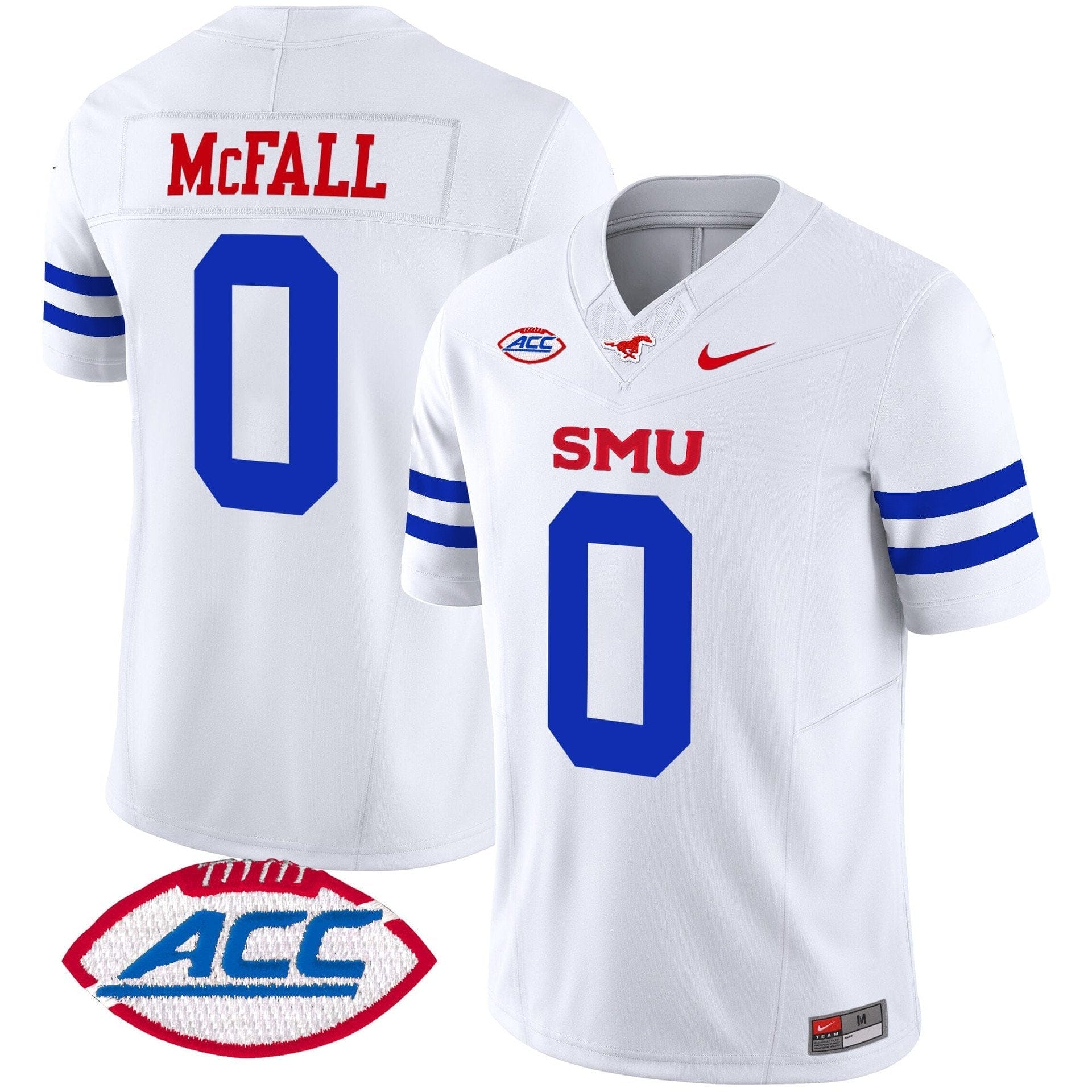 Derrick McFall Jersey #0 SMU Mustangs 2025 Vapor Limited Stitched 1 Derrick McFall Jersey #0 SMU Mustangs 2025 Vapor Limited Stitched