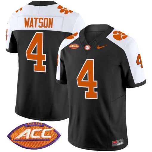 Deshaun Watson Jersey #4 Clemson Tigers 2025 Vapor Limited Stitched - Image 3