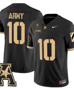 Dewayne Coleman Jersey #10 Army Black Knights 2025 Vapor Stitched