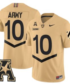Dewayne Coleman Jersey 10 Army Black Knights 2025 Vapor Stitched Tan aae29b17 b695 4431 893b ef9781fc3afe