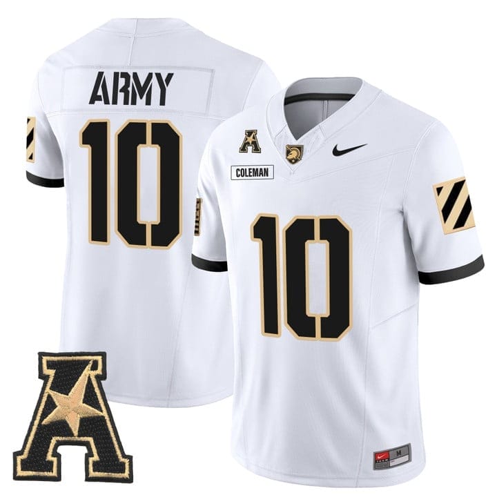 Dewayne Coleman Jersey #10 Army Black Knights 2025 Vapor Stitched - Image 5